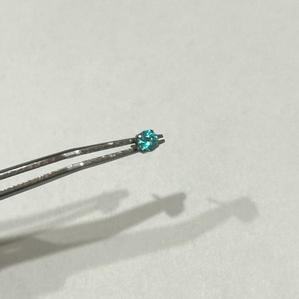 Blue Titanium Threadless End